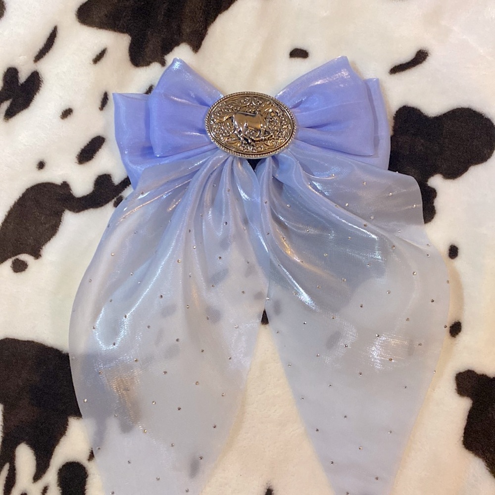 Bling horse buckle bow 🐎